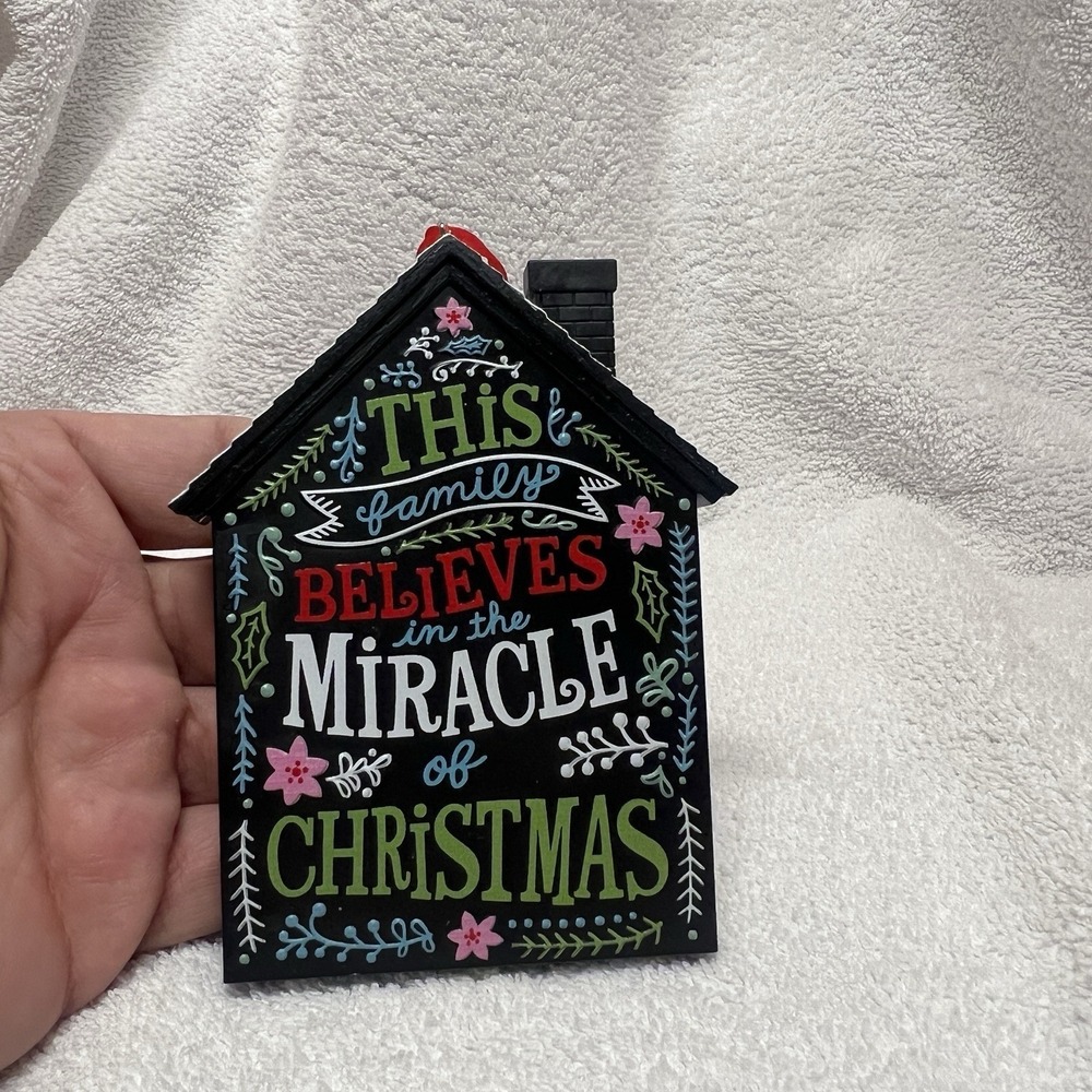 Hallmark Keepsake Ornament 2016 The Miracle of Christmas This Family Believes - Picture 9 of 14